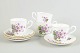 L'Art presents: Royal Stafford, set of 4 coffee cups with saucers.