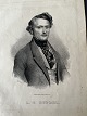 Ole Buus Larsen præsenterer: Litografi af Em. Bærentzen - Portræt af Tenoren L.G. Duprez.