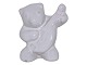 Hjorth Art Pottery miniature figurineBear cub with mandolin