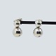 Antik Damgaard-Lauritsen presents: Georg Jensen; Pair of earrings in sterling silver
