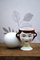 K&Co. presents: Old egg cup from the 1930s in porcelain with a painted funny face.