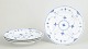 L'Art presents: Royal Copenhagen Blue Fluted Half Lace, set of four dinner plates.