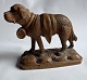 Reutemann Antik presents: St. Bernard dog hand carved linden wood