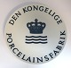 Royal Copenhagen forhandler platte. Diameter 25,5 cm