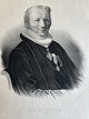 Ole Buus Larsen præsenterer: Portræt af Teolog og biskop J.P. Mynster - litografi af Em. Bærentzen 1843.