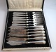 Lundin Antique presents: English fishknifes and forks silver-plated for 6 persons