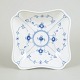 L'Art presents: Royal Copenhagen Blue Fluted Plain, square bowl.
