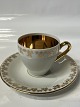 Gold rose, Espresso cup with saucer.