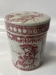 Red tea can from Bjørn Wiinblad,Height 10 cm. Ø: 7.5 cm.