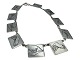 Antik K presents: Tage Hansens Guldsmedie Heavy sterling silver necklace with Greenland motives