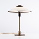 Osted Antik & Design presents: Niels Thykier Table Lamp Kongelys in Brass with Off-White Shade