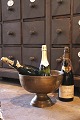 K&Co. presents: Old French champagne cooler in brass with a really nice old patina...