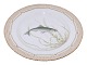 Antik K presents: Flora DanicaDinner plate with fish 25.5 cm. #3549