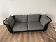 MR Retro Design presents: Exclusive Mogens Hansen Vascas sofa in black Preston leather and Hallingdal fabric. ...