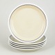 L'Art presents: Jackie Lynd for Rörstrand, set of five plates “Nocturne”.