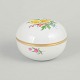 L'Art presents: Meissen, lidded jar with polychrome flower decoration.