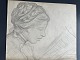 Ole Buus Larsen præsenterer: Tegning af Erick Struckmann - Læsende kvinde.