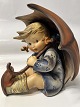 Antik Huset presents: Hummel / Goebel figurine: Sitting girl with umbrella.Height 20 cm.