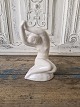 Karstens Antik presents: Hjorth figurine - woman in white glaze no. 573