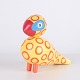 Osted Antik & Design presents: Kay Bojesen Songbird x Leif Sylvester Blue Eyes in Multicoloured Wood