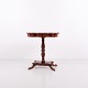 Osted Antik & Design presents: Antique Mahogany Side Table with Turned Pedestal Base and Profiled Top, 19th ...