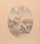 L'Art presents: Louis Icart, etching, listed French artist.
