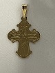 Antik Huset presents: Elegant Day of the Dead cross in 14 carat gold, stamped HS 585. Beautiful details.