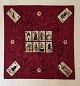Vintage de France presents: Hermès: silk scarf with playing cards.