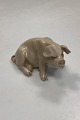 Danam Antik presents: Bing and Grondahl figurine Sitting Pig No. 1882