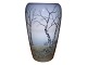 Royal Copenhagen Større vase med birketræer