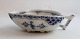 Lundin Antique presents: Royal Copenhagen. Blue Fluted Half Lace. Small leaf bowl. Model 555. Length 14.5 cm. ...
