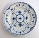 Lundin Antique presents: Royal Copenhagen. Blue fluted, half lace. Lunch plate. Model 572. Diameter 22,5 cm. (1 ...
