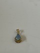 Vedhæng / Charms opal i 14 karat guldHøjde 1,6 cm