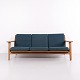 Osted Antik & Design presents: Hans J. Wegner GE-290/3 Three Seater Sofa in Soap Treated Oak