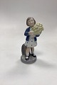 Danam Antik presents: Royal Copenhagen Monthly Figurine May - Girl with Flowers No. 4527