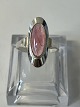 Antik Huset presents: Silver Ladies Ring with Pink Stonestamped 835SSize 57