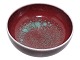 Antik K presents: Gustavsberg StudioStig Lindberg small unique art pottery red bowl