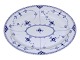 Antik K presents: Blue Fluted Half LacePlatter 33 cm. #628