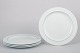 L'Art presents: Grethe Meyer for Royal Copenhagen, set of four Blue Line dinner plates.