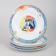 L'Art presents: Rosina Wachtmeister for Goebel, set of four plates.
