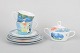 L'Art presents: Rosina Wachtmeister for Goebel, set of two coffee cups with matching saucers, two cake plates ...