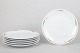 L'Art presents: Set of six dinner plates from Rörstrand Fleur.