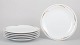 L'Art presents: Set of six dinner plates from Rörstrand Fleur.