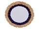 Antik K presents: MeissenLarge platter with gold and blue decoration from around 1900