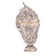 Aabenraa Antikvitetshandel presents: Danish silver vinaigrette 1755. H: 8cm