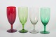 L'Art presents: Monica Bratt for Reijmyre, set of four wine glasses.