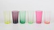 L'Art presents: Monica Bratt for Reijmyre, set of six drinking glasses.