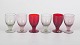 L'Art presents: Monica Bratt for Reijmyre, set of six schnapps glasses.