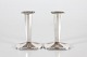Cohr SilverPair candlesticksof silver 830s