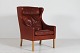 Stari Antik presents: Børge MogensenWing chair 2204with dark cognac leather